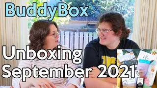 BuddyBox by Blurt September 2021 Unboxing and Review Mental Health Subscription Box