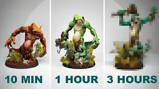 I painted my Warhammer in 10 min - 1 Hour - 3 hours
