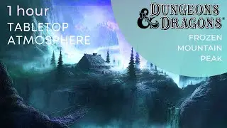 Frozen Mountain Peak Ambiance | Dungeons & Dragons | Tabletop Gaming Atmosphere