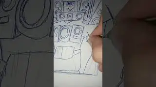 как нарисовать Титана Спикир-Мена 2.0