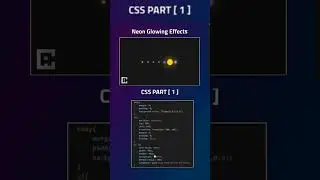 Neon Glowing Effects HTML CSS 