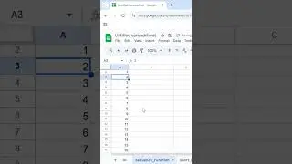 Generate Number Lists Instantly! SEQUENCE Function in Google Sheets & Excel 📟