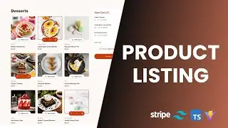 Build an E-commerce Product Listing Page: React, TypeScript, Tailwind & Stripe