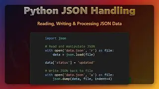 🐍 Python JSON Tutorial for Beginners: Read, Parse & Write JSON Data