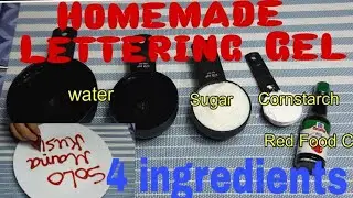 How  to make Homemade Piping Gel | Super Easy Cake Piping Gel Recipe | LETTERING GEL | PIPING GEL