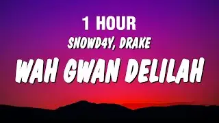 [1 HOUR] Snowd4y & Drake - Wah Gwan Delilah (Lyrics)