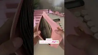 asmr cash counting weekly pay 🎀💕💵🤑 #asmr #money #shorts