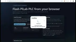 New Board to Browser Based PLC/HMI in 2 Minutes - PiLab Web Flasher