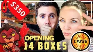 OPENING 14 BOXES of Lion King Hot Topic Funko Boxes! $330 Gamble for a CHASE!