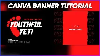 Learn to make a dope banner and stream schedule in Canva!