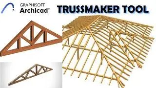 Learn How to Design Roof trusses & frames in ARCHICAD Easily !
