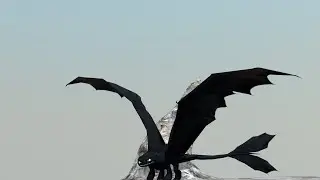 Night Fury Animation Process - Blender Animation