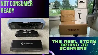 3D Scanners Not For Public Consumption...A review of what its like using these devices.