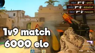I PLAYED 1V9 IN A 6000 ELO MATCH