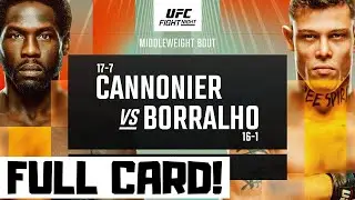 UFC Fight Night Cannonier vs Borralho Predictions & Full Card Breakdown - UFC Vegas 96 Betting Tips