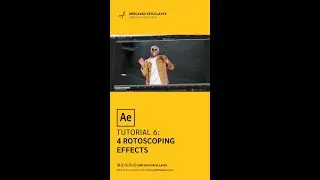 4 Rotoscoping Effects Techniques for After Effects - After Effects Tutorial 