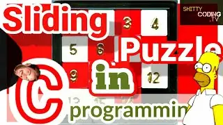 Sliding Puzzle Game Using C