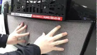 Установка защитной сетки радиатора на Great Wall Hover H3 chrome