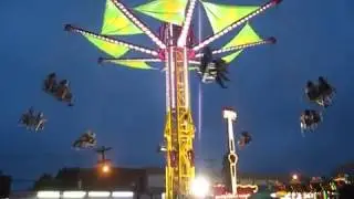 Vertigo Off-Ride POV at the 2011 St. Greg's Carnival in NJ at Night