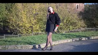 NYLON FASHION FILM : Pantyhose, Stockings, Tights, Collant, Mini Skirt  (4K)