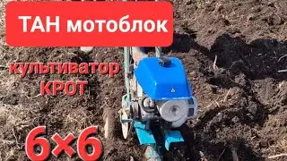 КУЛЬТИВАТОР КРОТ. ШЕСТЬ ФРЕЗ (85 см).
