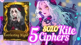 Identity V | 5 CIPHERS KITE SOLO RANK + TIPS to COUNTER Patroller 🐶 Everlasting Night S Psychologist
