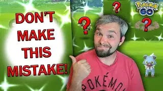 One of the Rarest Shiny Pokémon! BUT it's easy to Mess *THIS* up! (Pokémon GO)