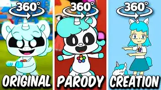 360° VR Smiling Critters POKEDANCE Original vs Parody vs Creation