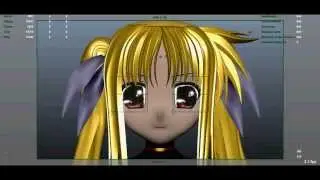 フェイト・テスタロッサ [Fate Testarossa] 3D Character Rig Test