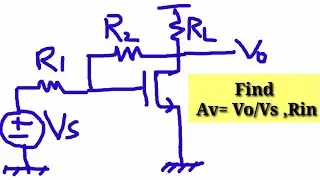 Analog Circuit Lecture 87/ Numerical On MOSFET Voltage gain And Rin