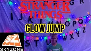 Sky Zone Stranger Things Glow Jump