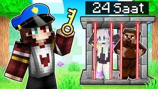 24 SAAT HAPİSHANEDE YAŞAMAK 😱 - Minecraft