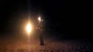 My First Light Up & Poi Fire Dance
