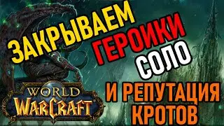 💀WoW Dragonflight ⚔️ЗАКРЫВАЕМ ГЕРОИКИ СОЛО⚔️ Репутация у Кротов💀 