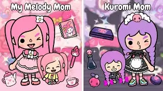 My Melody Mom Vs Kuromi Mom🩷🖤 | Toca Boca | Toca sad story