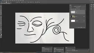 Using Photoshop's Brush Smooth Feature to Create Drawings with Just Curved Lines