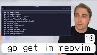 Validation via go get failed, thinking again | Go Get inside NeoVim - Let's build - 10