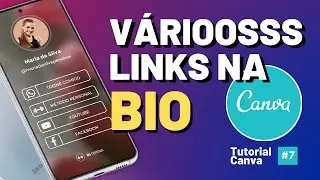 Como Colocar Vários Links na Bio do Instagram [Grátis] - Tutorial Canva #7