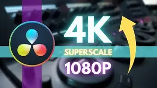 Convert 1080P to 4K Using Superscale In Davinci Resolve 17