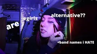 talking about the alt community + doin my eyeliner