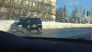 Сугробы в Москве (зима 2018)