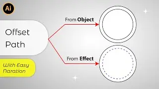 Different Offset Path on Object VS Ofset Path on Effect Adobe Illustrator