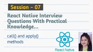 call() & apply method in javascript Hindi #reactnativetutorial #javascript #interviewpreparation