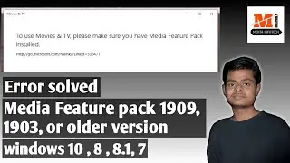 to use moves & tv please make sure you have media feature pack installed