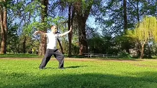 Qigong and taichi. Утренняя капель звука, солнца и энергии. Тайцзицюань.