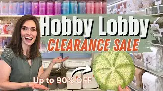 HUGE HOBBY LOBBY CLEARANCE SALE : Up to 90% off | Red Tag SALE | Budget-Friendly Home Decor