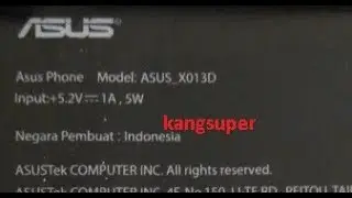 Fix Imei ASUS X013D via UFI