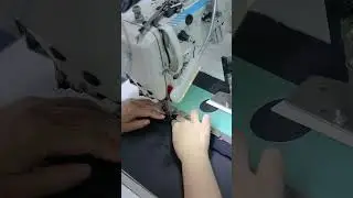 Precision Webbing Stitching on Backpacks: Semi-Automatic Machine in Action!  #bags#diy #backpack