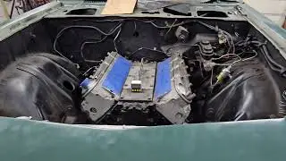 Turbo Lsx 1973 Vega update: Fabricated solid motor mounts and relocated trans mounts