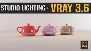 3ds max studio - product lighting and realistic rendering with vray 3.6